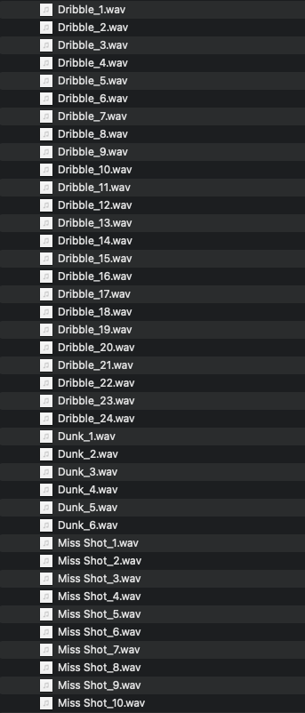 Basketball Sound Effects
