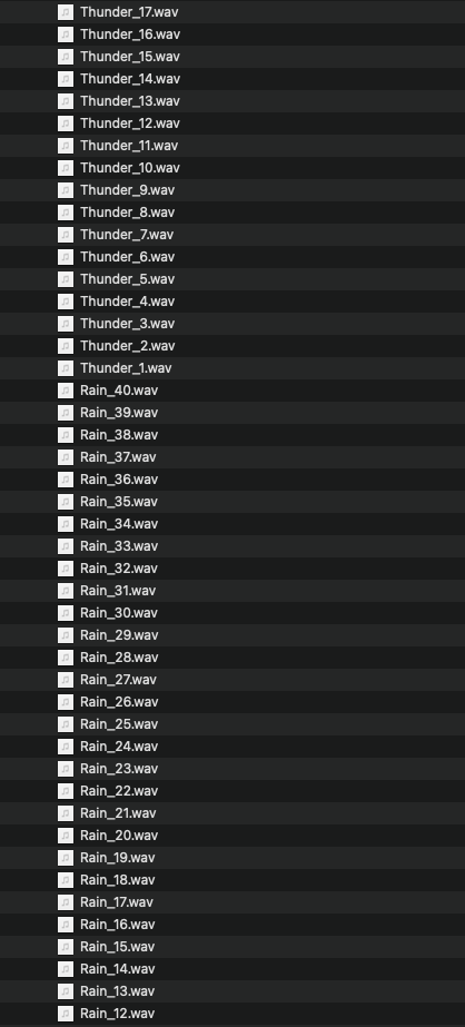 Weather Sound Effects 2