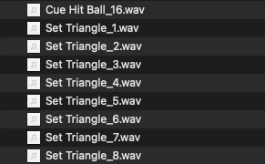 Billiard Sound Effects