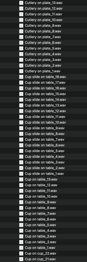 Dining Sound Effects