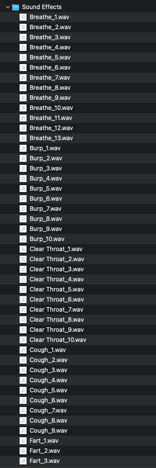 Human Sound Effects