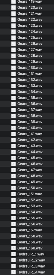 Mechanical Sound Effects
