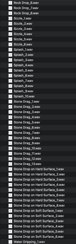 Elemental Sound Effects