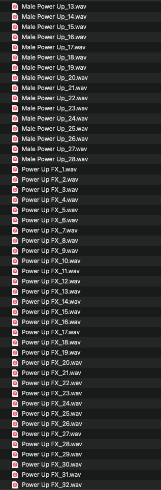 Power Up Sound Effects