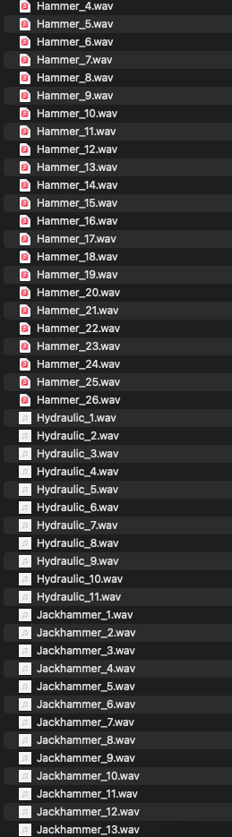 Construction Sound Effects