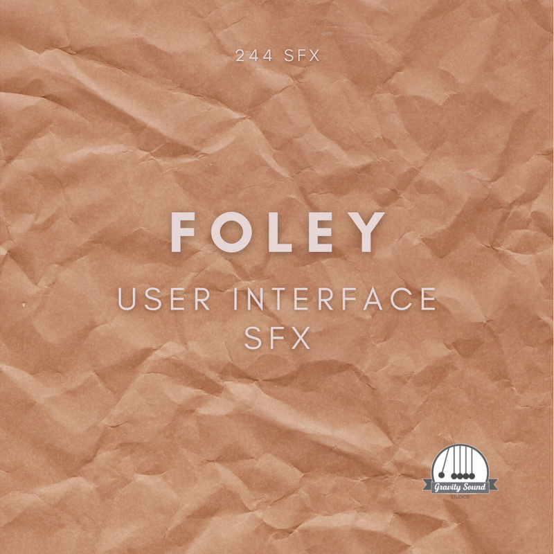 Foley User Interface Sound Effects