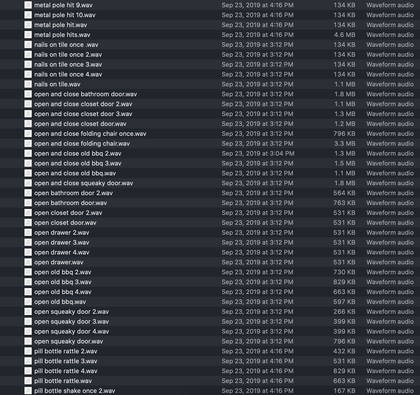 Foley Sound Effects Pack