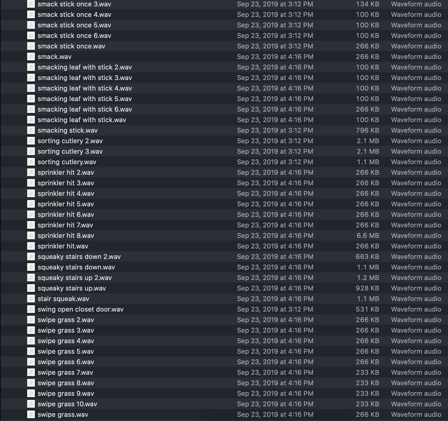 Foley Sound Effects Pack