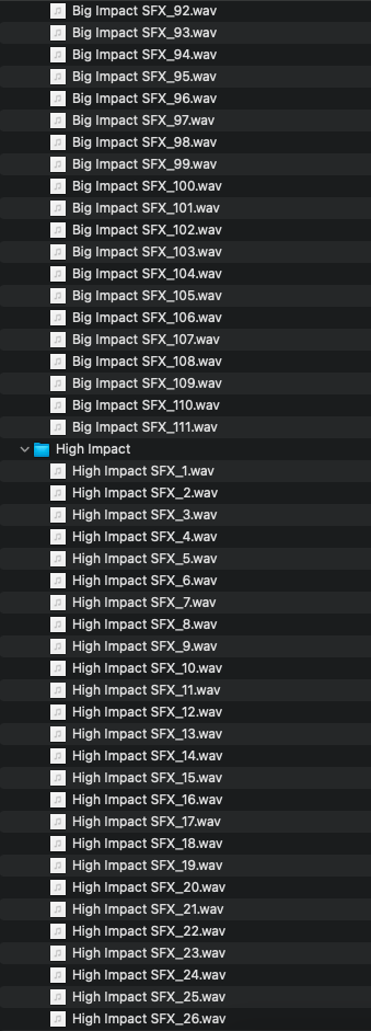 Impact Sound Effects