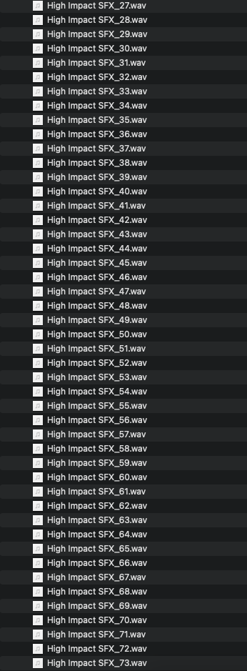 Impact Sound Effects