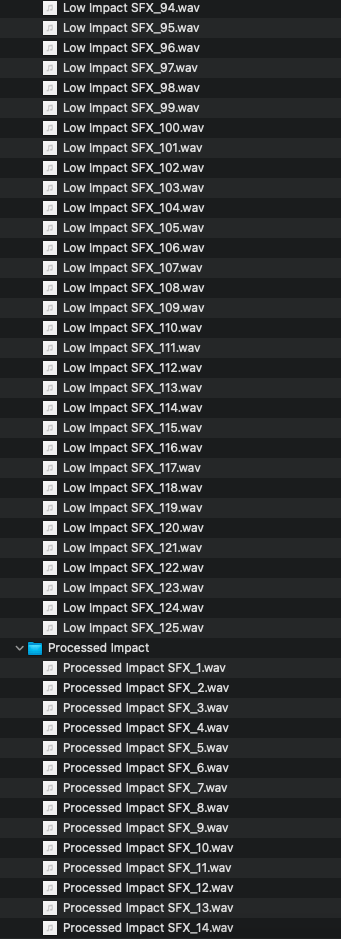 Impact Sound Effects