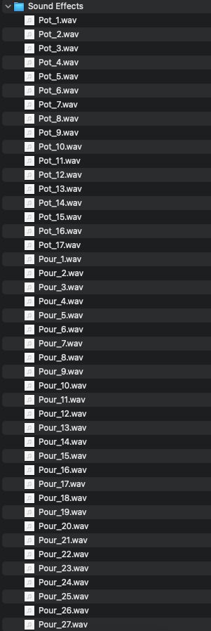 Pouring Sound Effects