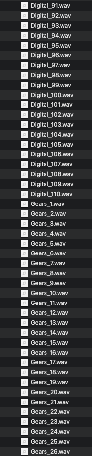 Mechanical Sound Effects