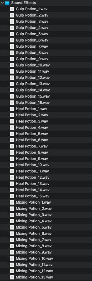 Potion Sound Effects