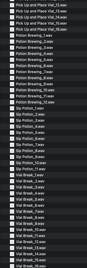 Potion Sound Effects