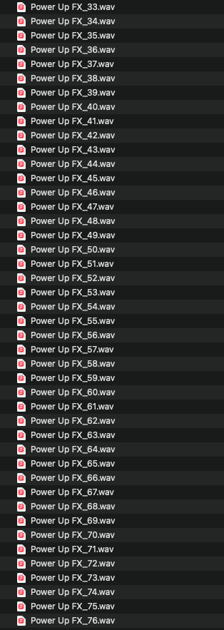 Power Up Sound Effects