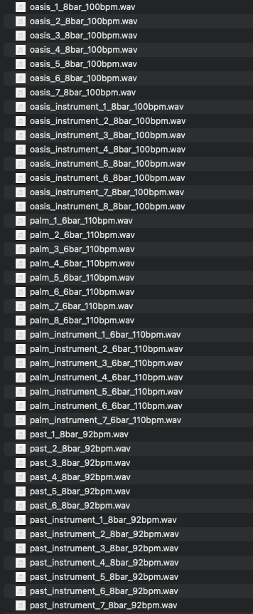 Desert Music For Integration
