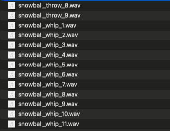 Snow Sound Effects