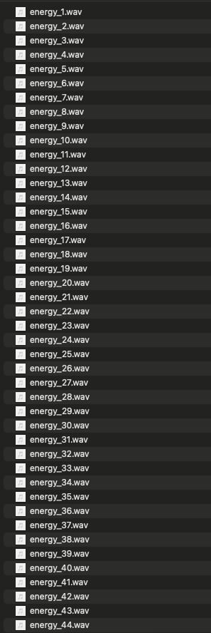 Energy Sound Effects