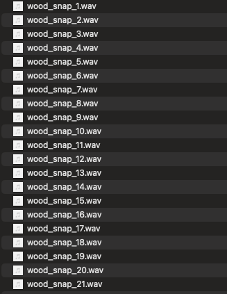 Objects Breaking SFX