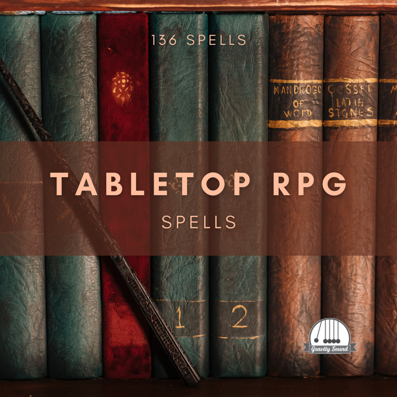 Tabletop RPG Spells