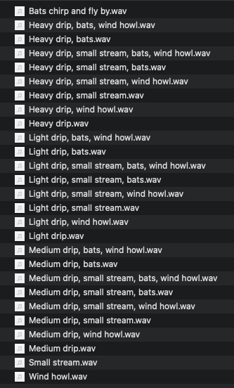 Cave Ambience Pack 1