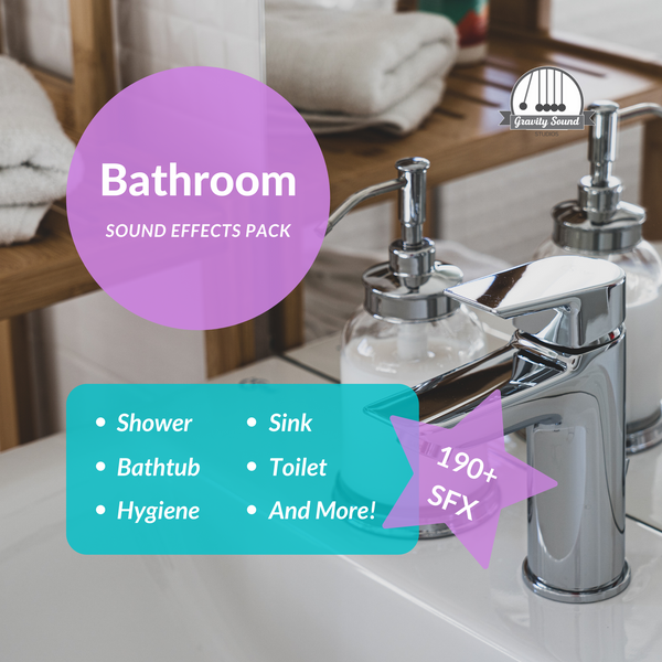 Bathroom Sound Effects Pack