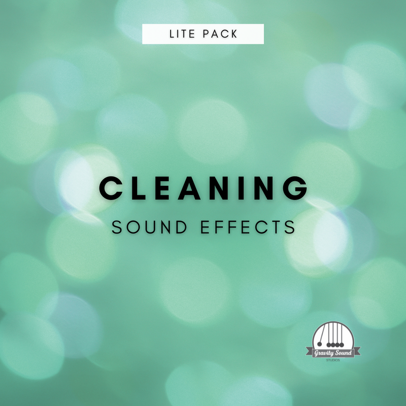 Cleaning Sound Effects - LITE PACK
