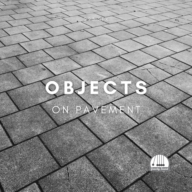 Objects on Pavement