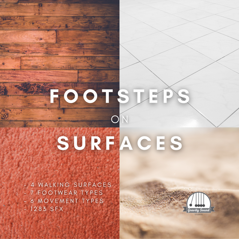 Footsteps on Surfaces